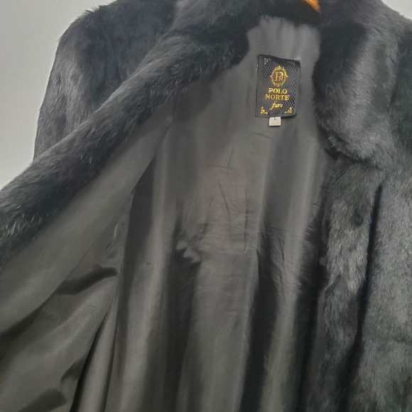 Polo Norte Fur black jacket Size L - Picture 6 of 6